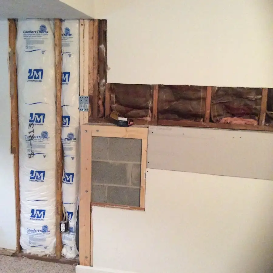 Wall insulation replacement during Odor Removal & Deodorization in Miami Gardens